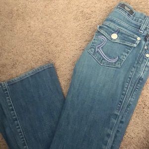 Rock & republic jeans! Purple stitching